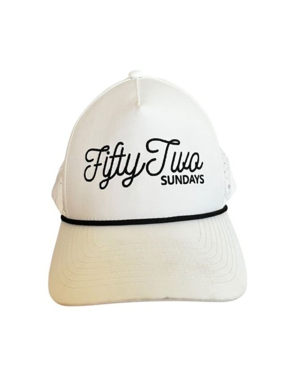 Fifty Two Sundays White Baseball Hat